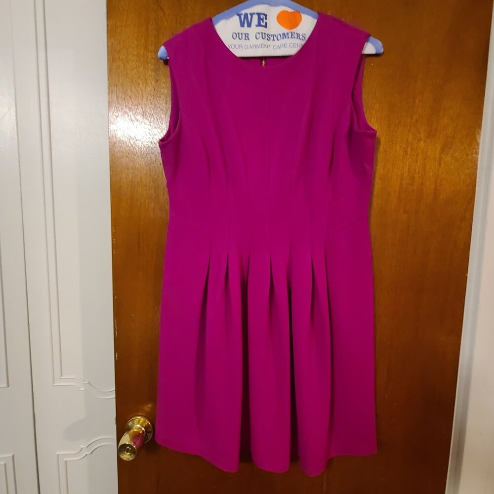 Ladies Ralph Lauren Hot Pink Sleeveless Dress Size 14P